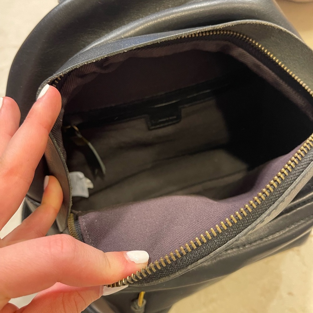 Madewell Mini Lorimer Backpack in Black - Picture 11 of 13
